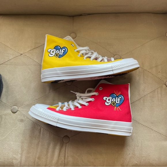 Converse Other - Converse X Golf Wang Chuck 70 Hi Men's 9 Taylor High Top Tri Panel